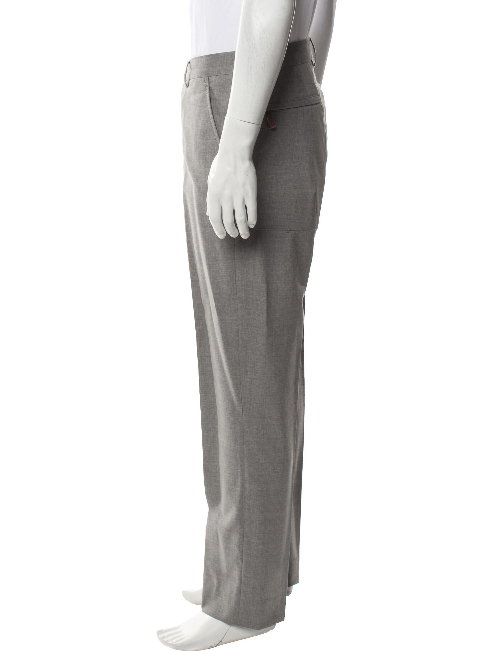 Brunello Cucinelli Virgin Wool Dress Pants