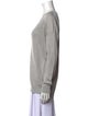 Brunello Cucinelli Linen V-Neck Sweatshirt