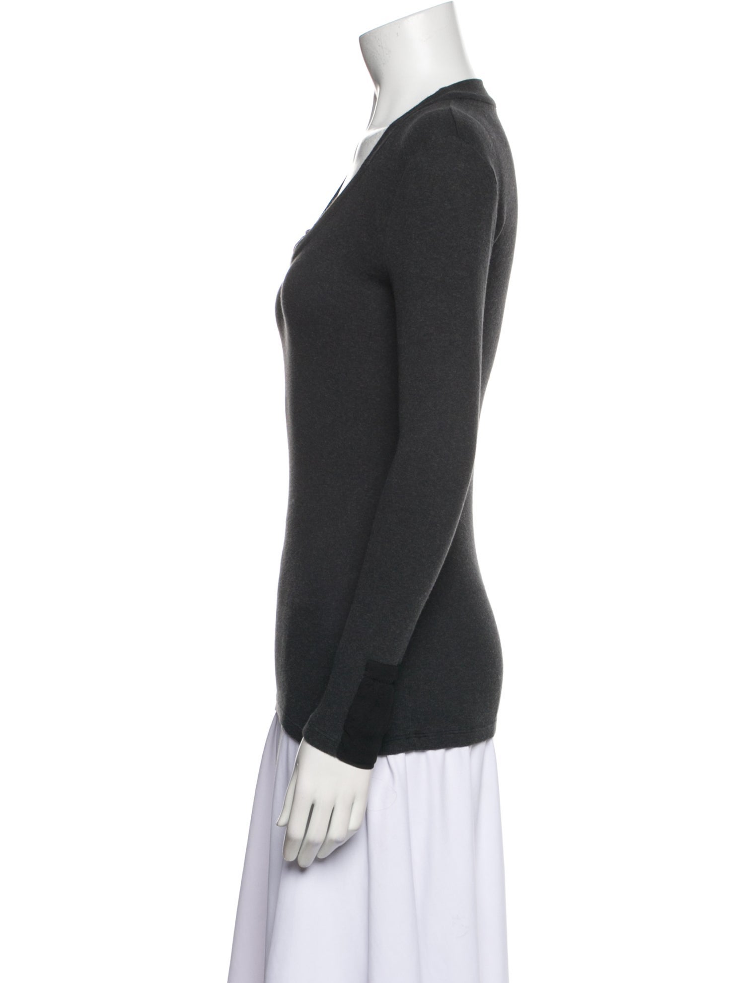 Brunello Cucinelli Cowl Neck Long Sleeve Top