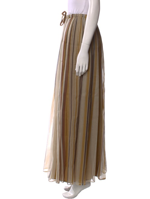Brunello Cucinelli Silk Long Skirt