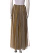 Brunello Cucinelli Silk Long Skirt