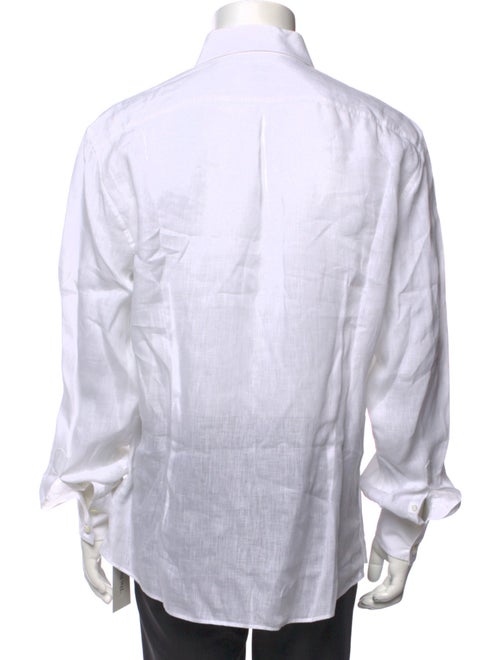 Brunello Cucinelli Linen Long Sleeve Dress Shirt