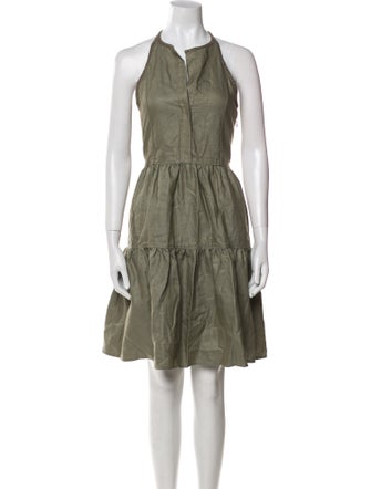 Brunello Cucinelli Halterneck Knee-Length Dress