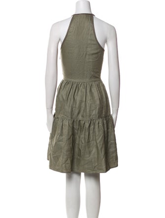Brunello Cucinelli Halterneck Knee-Length Dress