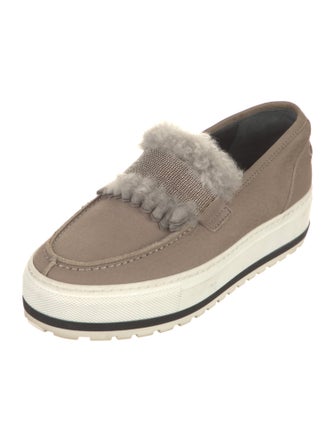 Brunello Cucinelli Monili Suede Sneakers