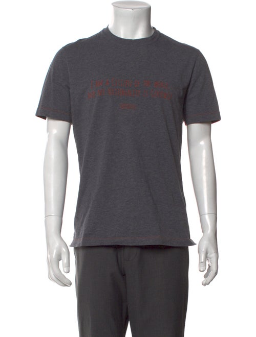 Brunello Cucinelli Crew Neck Short Sleeve T-Shirt