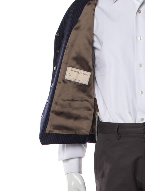Brunello Cucinelli Wool Striped Suit Vest