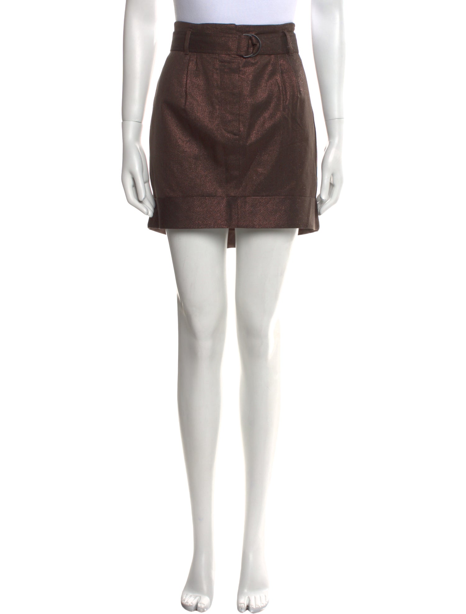 Brunello Cucinelli Virgin Wool Mini Skirt