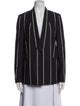 Brunello Cucinelli Leather Striped Blazer