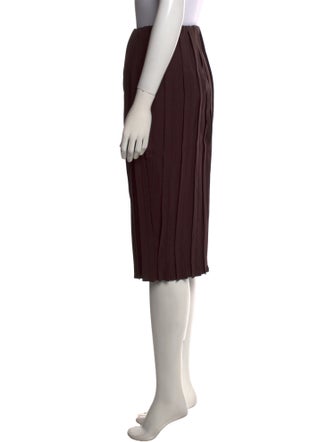 Brunello Cucinelli Virgin Wool Knee-Length Skirt