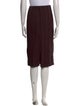 Brunello Cucinelli Virgin Wool Knee-Length Skirt