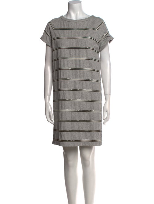 Brunello Cucinelli Striped Mini Dress