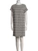 Brunello Cucinelli Striped Mini Dress