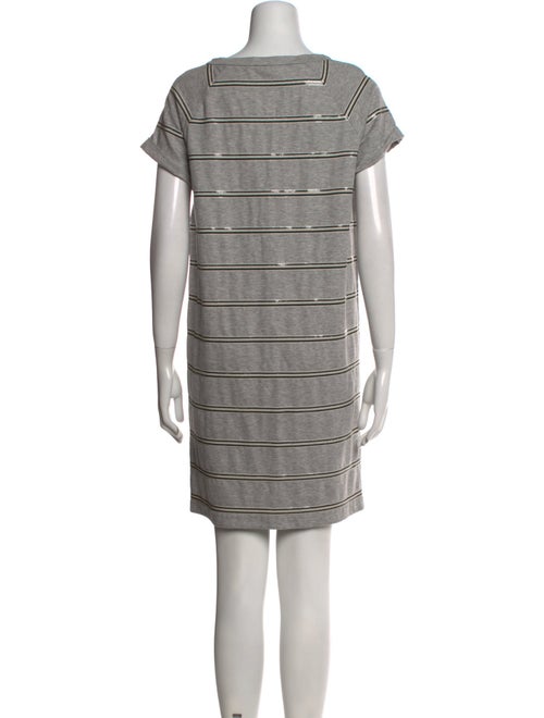 Brunello Cucinelli Striped Mini Dress