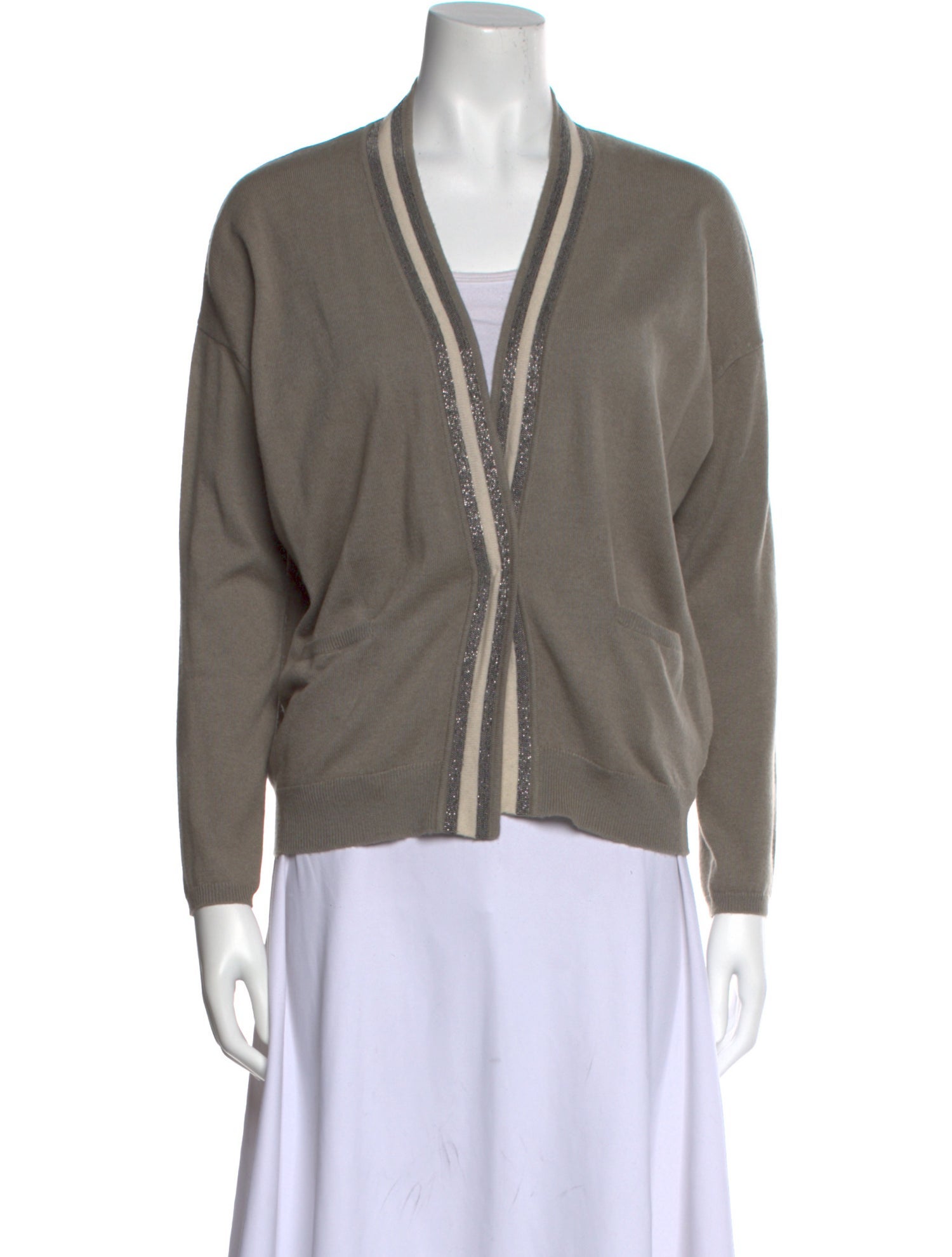 Brunello Cucinelli Cashmere V-Neck Sweater