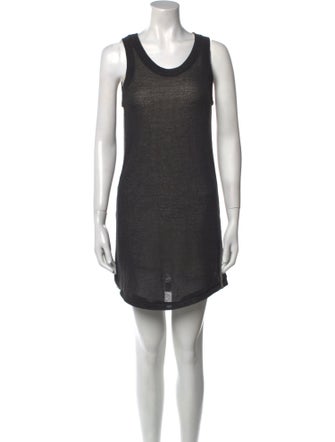 Brunello Cucinelli Scoop Neck Mini Dress