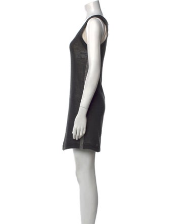 Brunello Cucinelli Scoop Neck Mini Dress