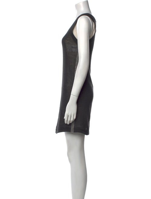 Brunello Cucinelli Scoop Neck Mini Dress