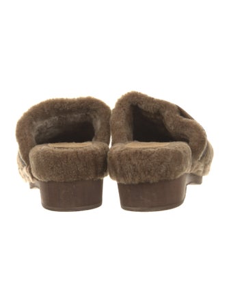 Brunello Cucinelli Monili Shearling Mules