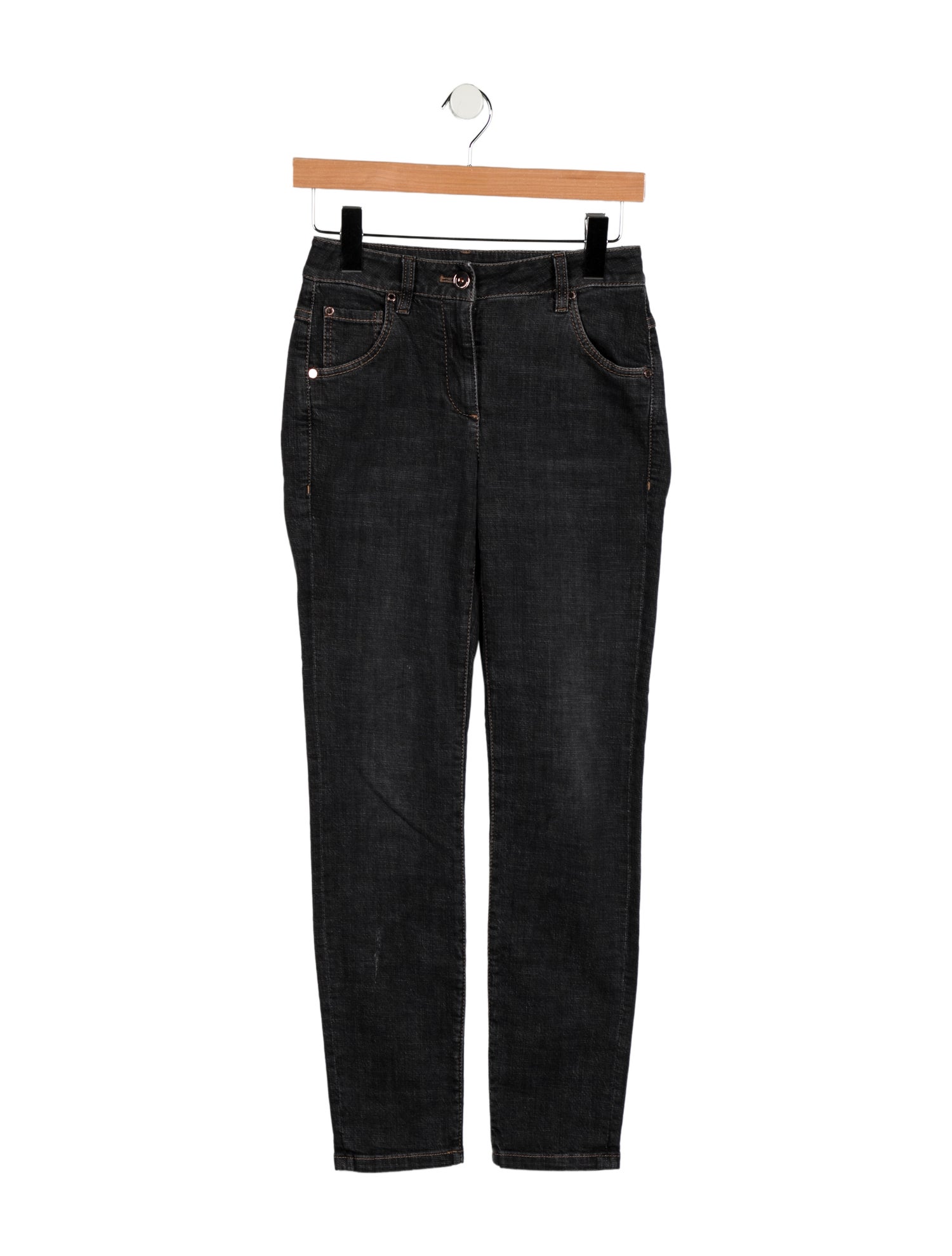 Brunello Cucinelli Mid-Rise Skinny Leg Jeans