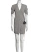 Brunello Cucinelli V-Neck Mini Dress