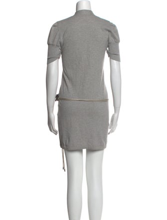 Brunello Cucinelli V-Neck Mini Dress