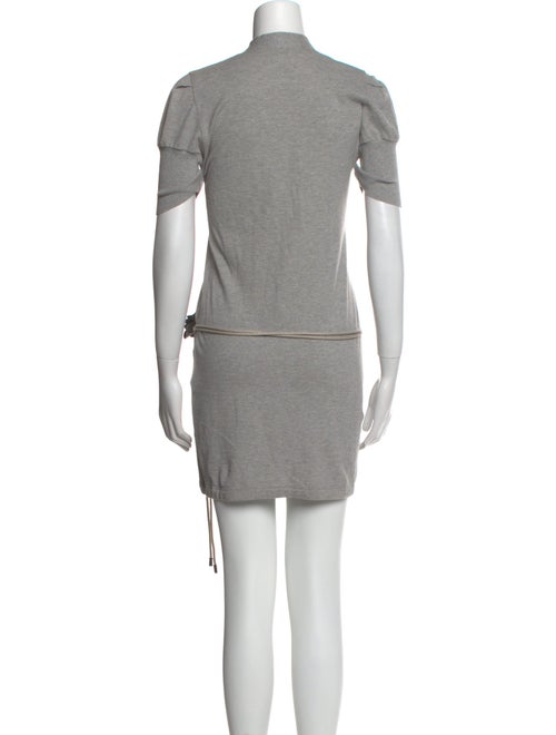 Brunello Cucinelli V-Neck Mini Dress