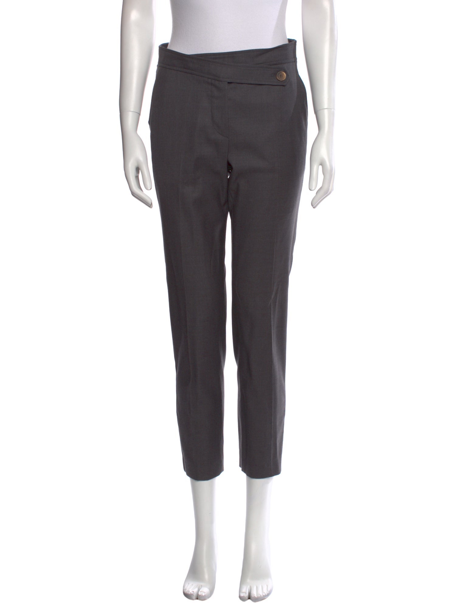 Brunello Cucinelli Virgin Wool Straight Leg Pants