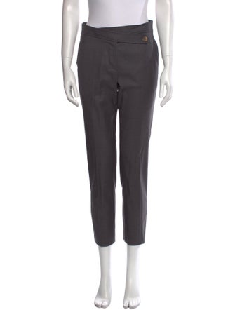 Brunello Cucinelli Virgin Wool Straight Leg Pants