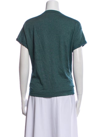 Brunello Cucinelli Cashmere Crew Neck T-Shirt