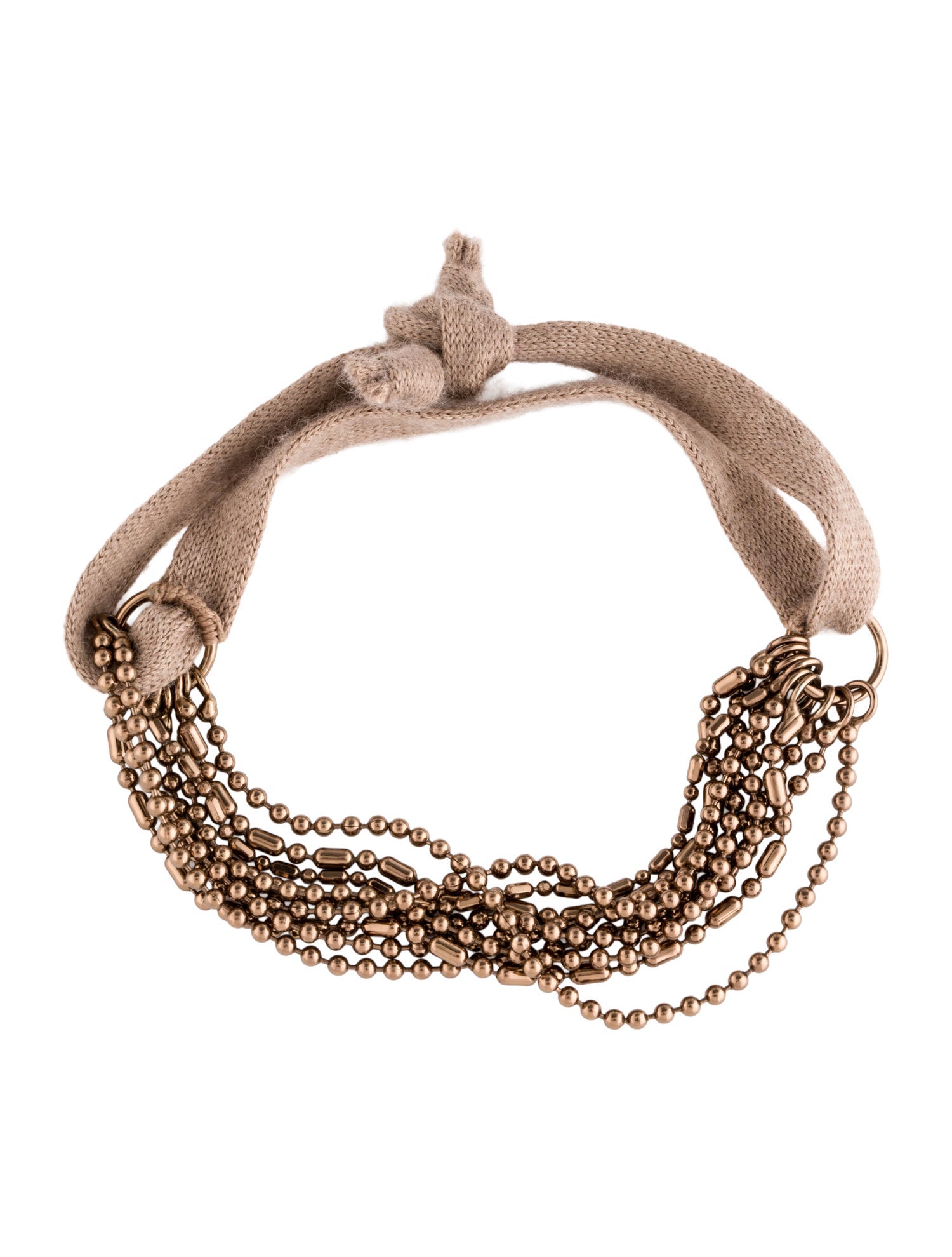 Brunello Cucinelli Cashmere Multichain Bracelet