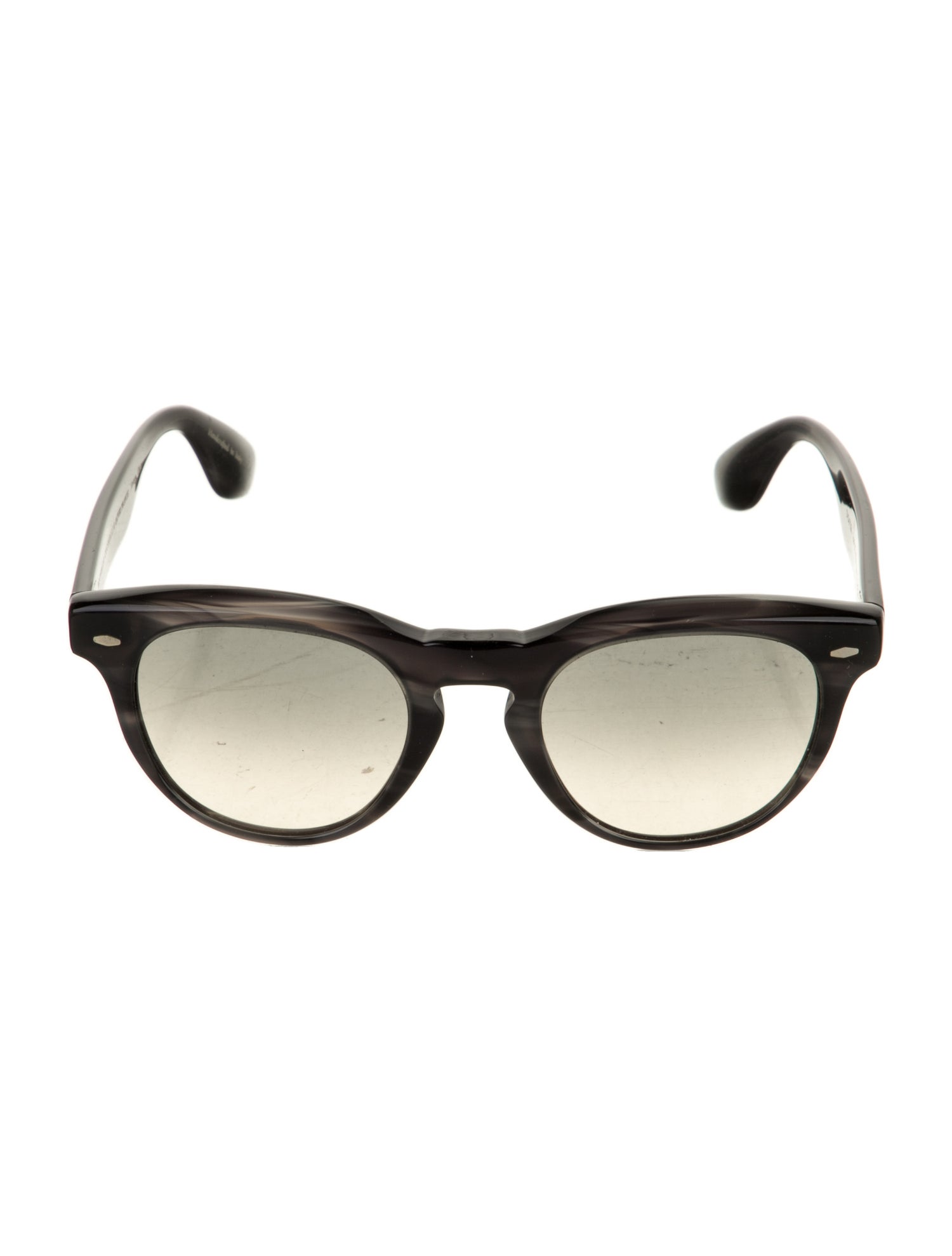 Brunello Cucinelli Round Gradient Sunglasses