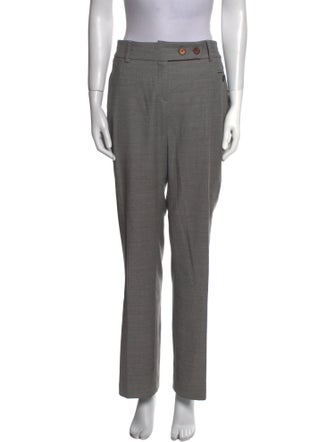 Brunello Cucinelli Virgin Wool Wide Leg Pants