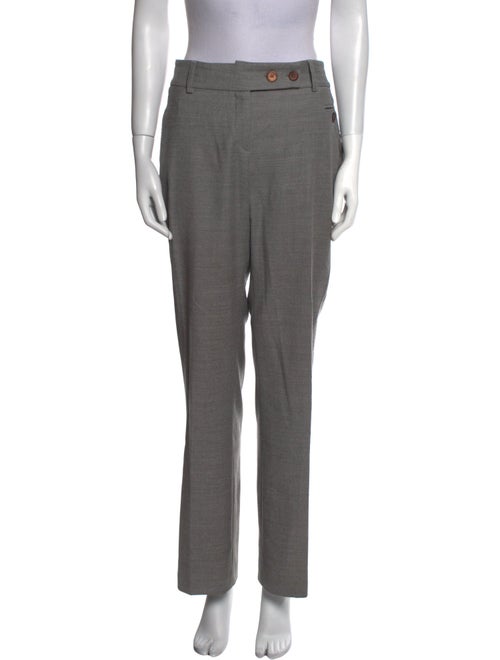 Brunello Cucinelli Virgin Wool Wide Leg Pants