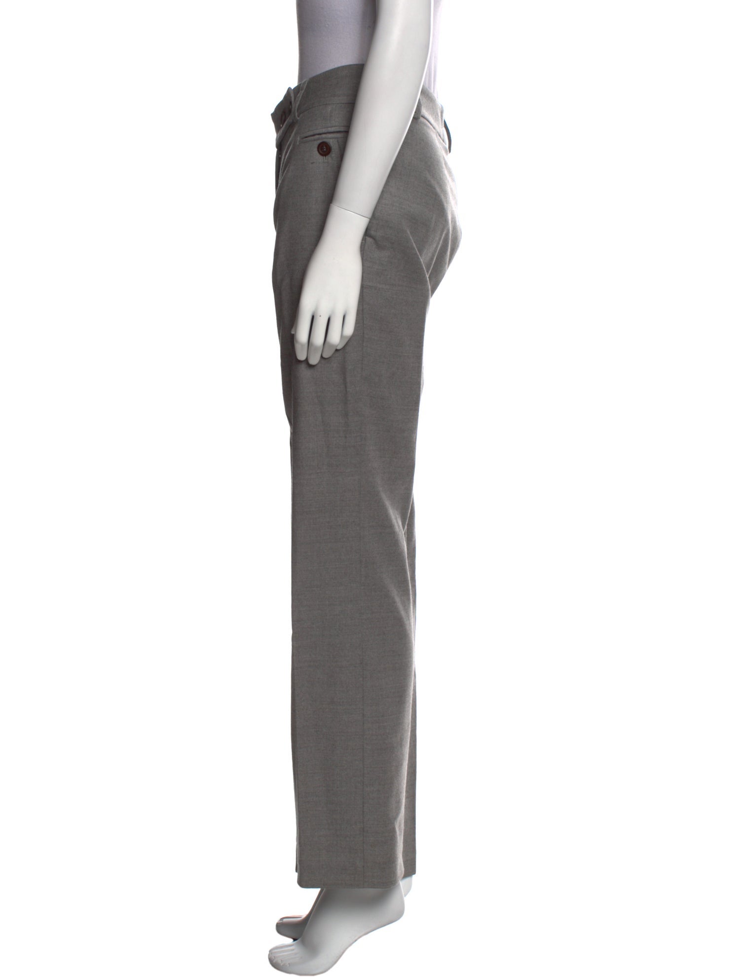 Brunello Cucinelli Virgin Wool Wide Leg Pants