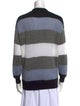 Brunello Cucinelli Striped V-Neck Sweater