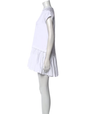 Brunello Cucinelli Crew Neck Mini Dress