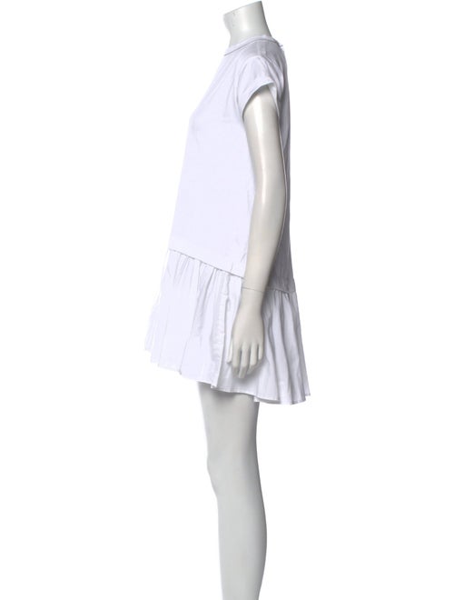 Brunello Cucinelli Crew Neck Mini Dress