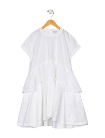 Brunello Cucinelli Girls' Casual Short Sleeve Dress