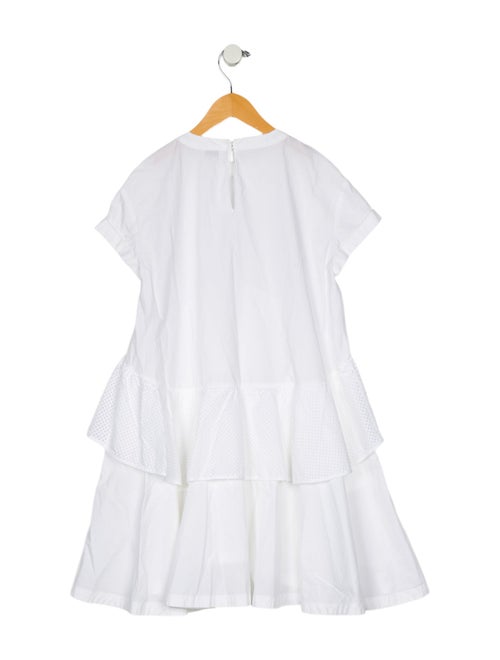 Brunello Cucinelli Girls' Casual Short Sleeve Dress