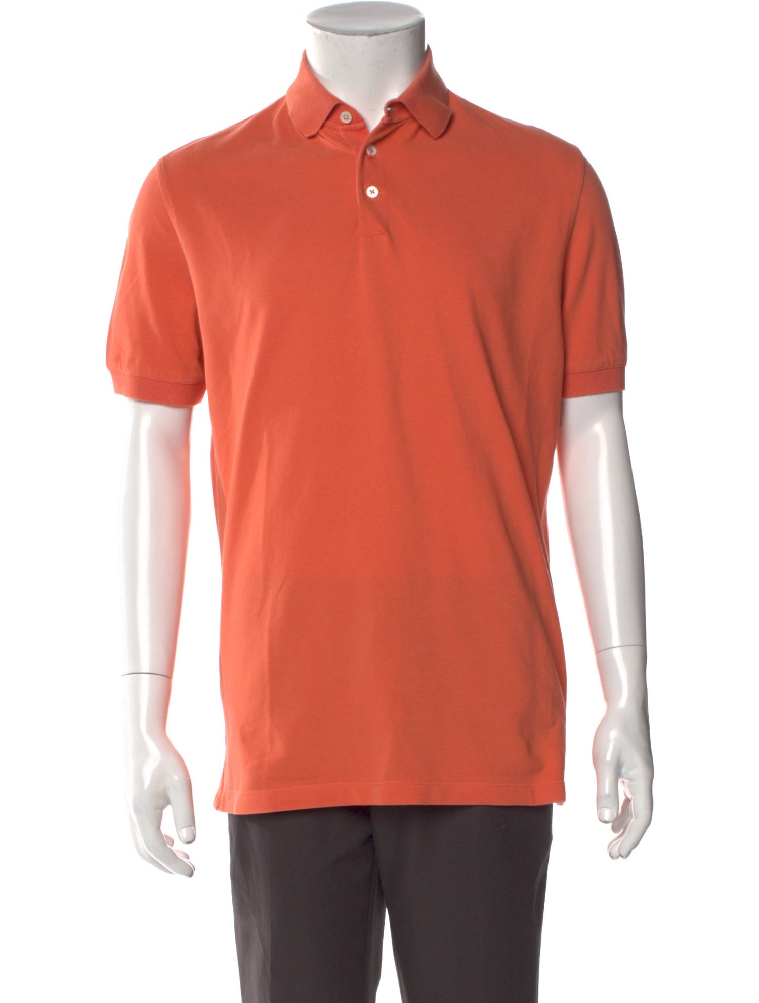 Brunello Cucinelli V-Neck Short Sleeve Polo Shirt