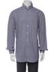 Brunello Cucinelli Plaid Print Long Sleeve Shirt