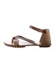 Brunello Cucinelli Monili Leather Sandals