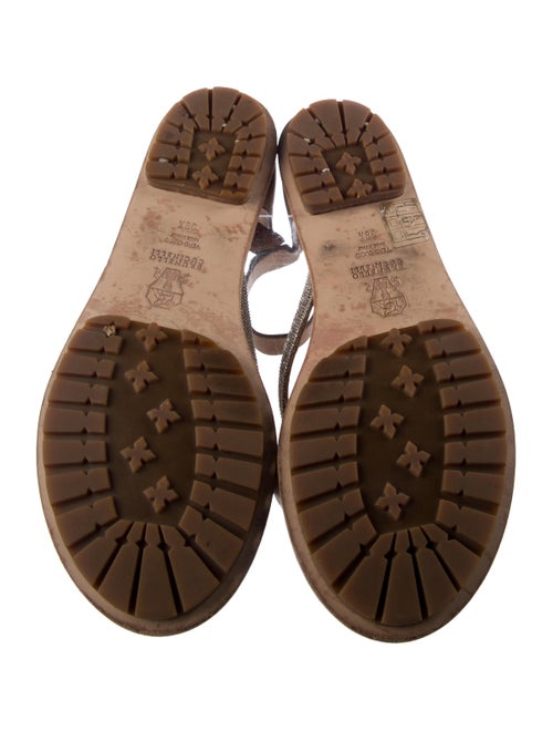 Brunello Cucinelli Monili Leather Sandals