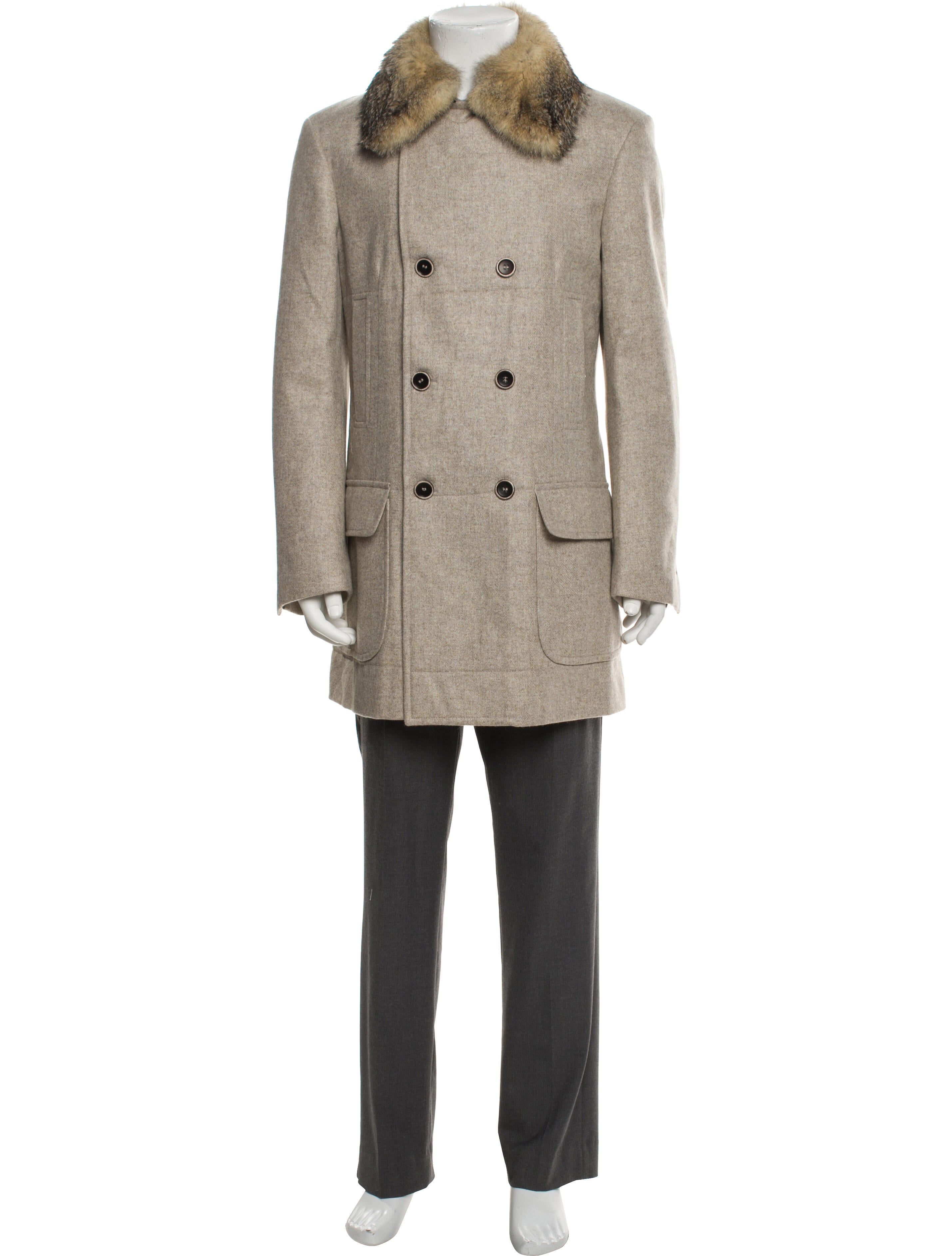 Brunello Cucinelli Virgin Wool Peacoat