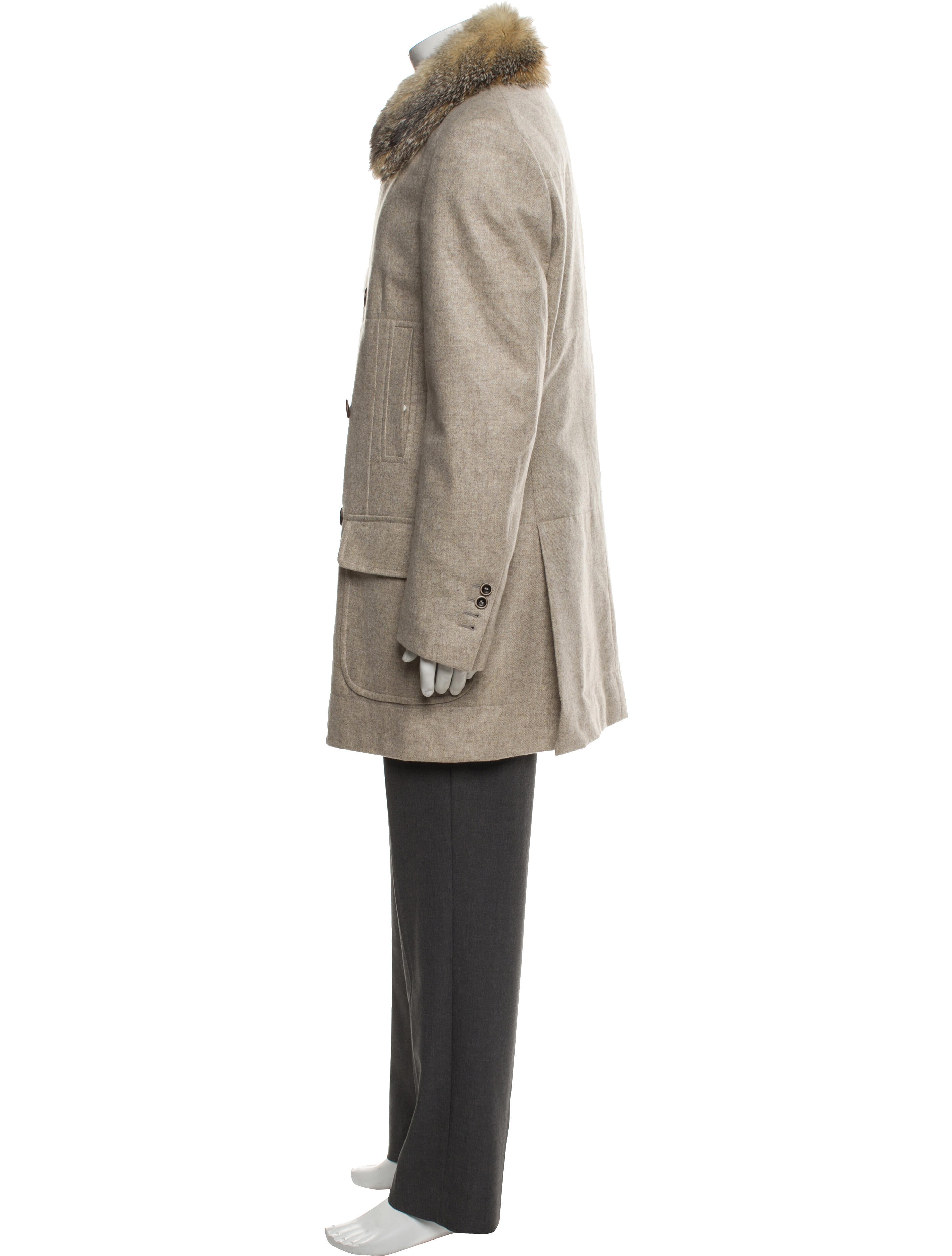 Brunello Cucinelli Virgin Wool Peacoat