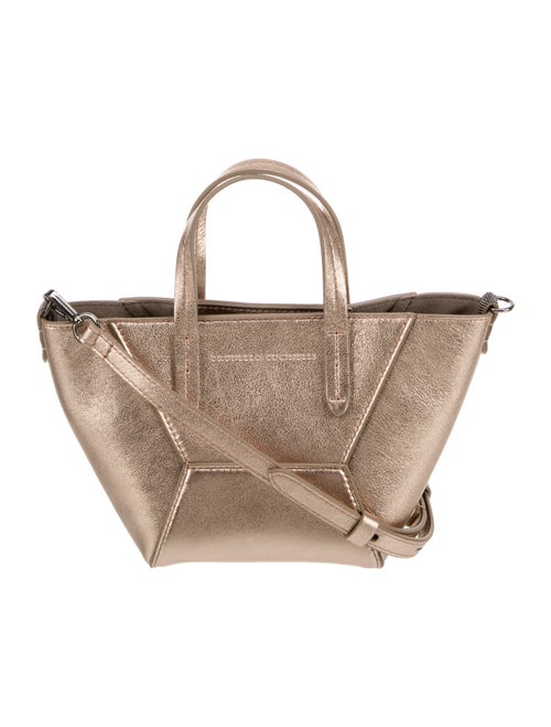 Brunello Cucinelli Leather Top Handle Bag