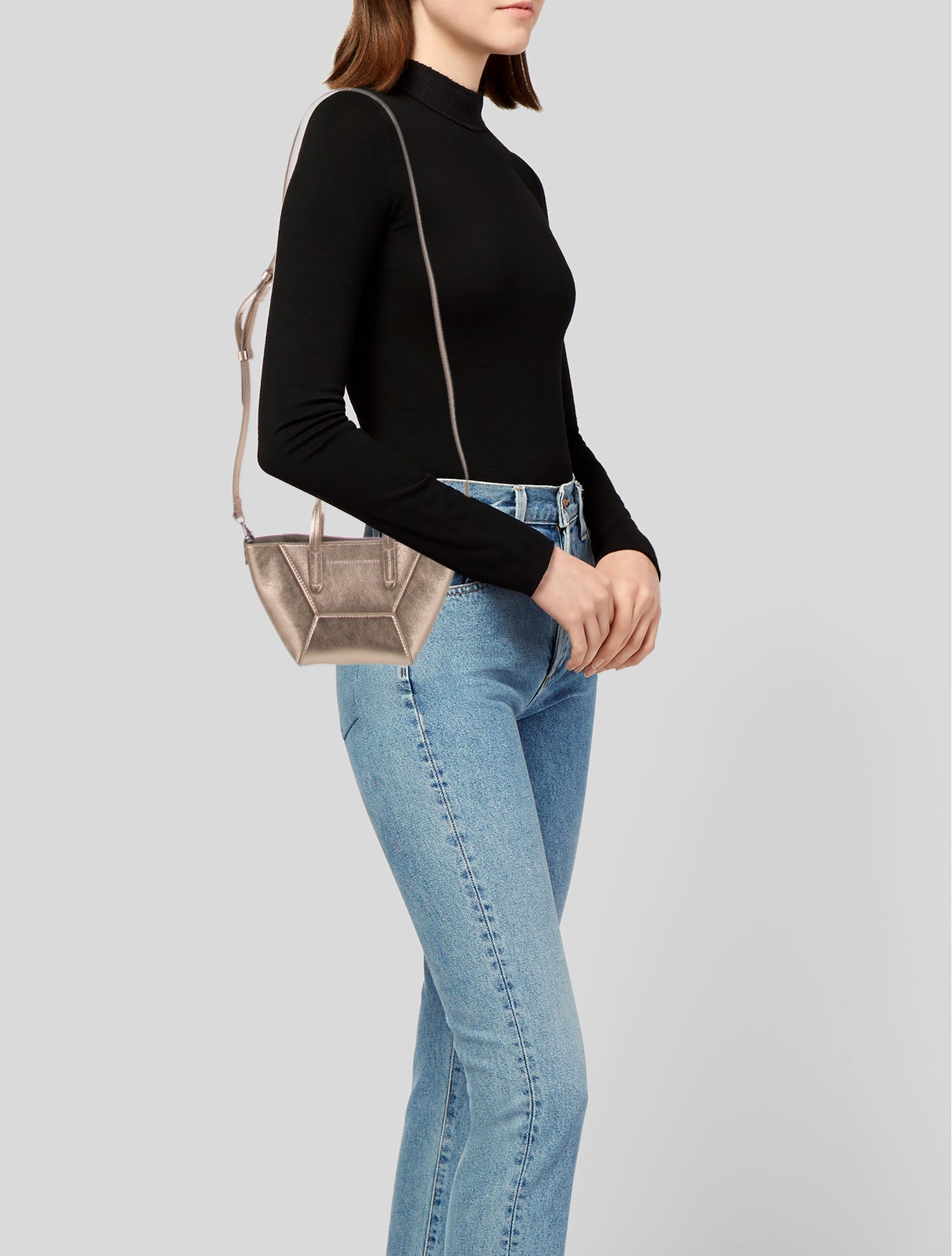 Brunello Cucinelli Leather Top Handle Bag