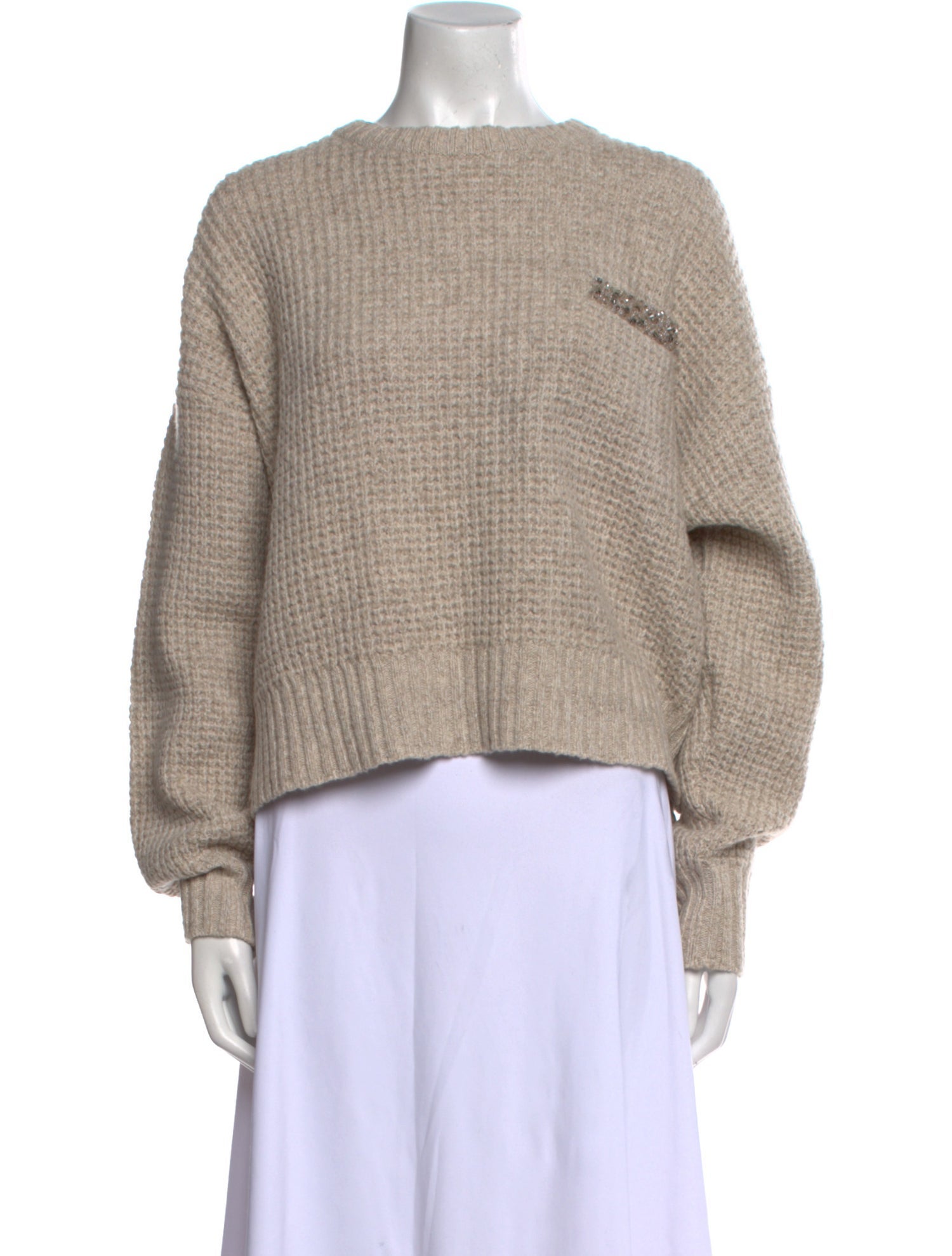 Brunello Cucinelli Lambswool Crew Neck Sweater