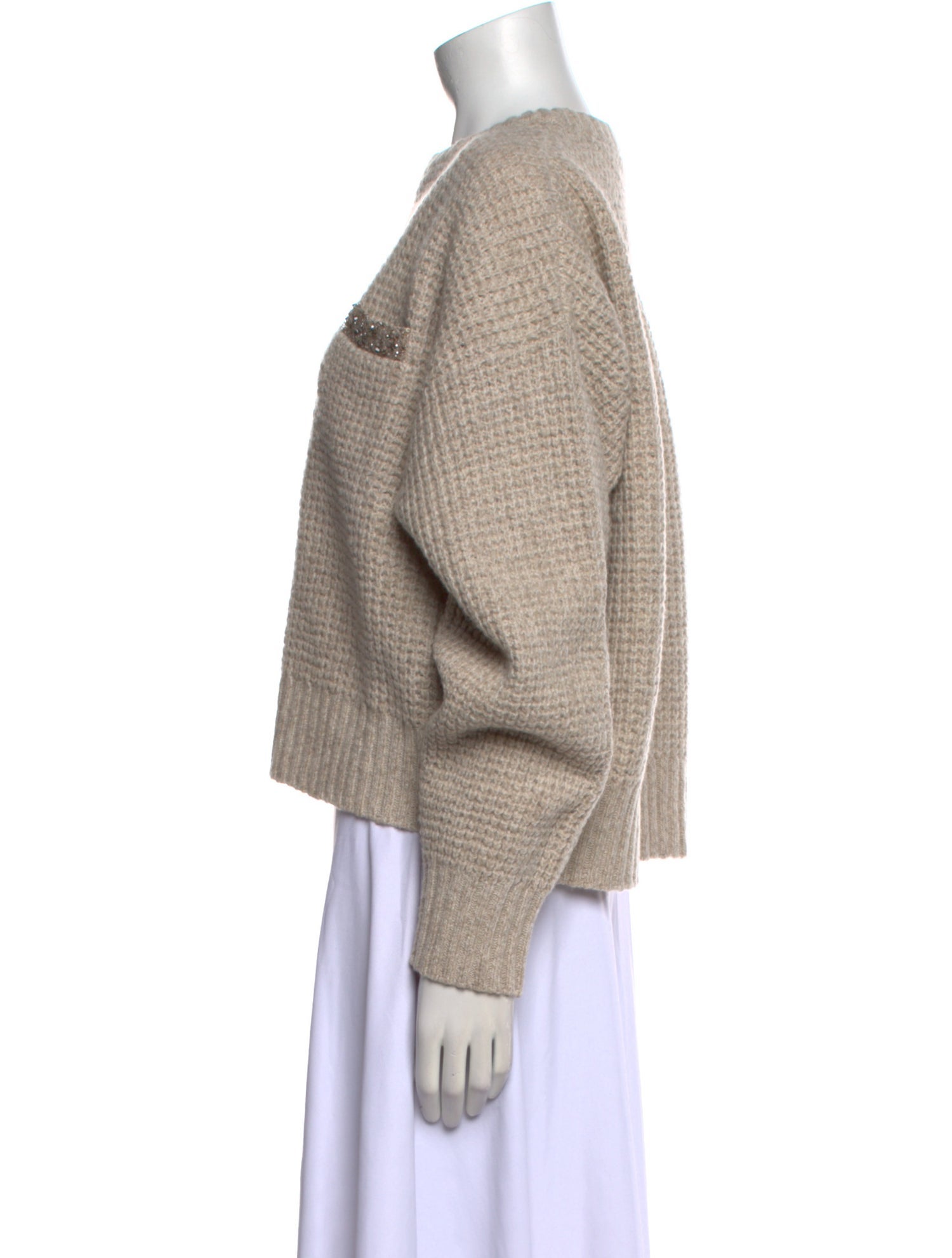 Brunello Cucinelli Lambswool Crew Neck Sweater